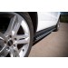 Руссталь REDO-000663 пороги труба 75х42 овал с проступью на Land Rover Range Rover Evoque Dynamic 2011-