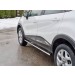 Руссталь RKPO-002467 пороги труба 75х42 овал с проступью на Renault Kaptur 2016