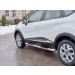 Руссталь RKPT-0024651 пороги труба d76 с накладкой (вариант 1) на Renault Kaptur 2016