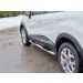 Руссталь RKPT-0024653 пороги труба d76 с накладкой (вариант 3) на Renault Kaptur 2016