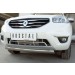 Руссталь RKZ-000582 защита переднего бампера d75х42 овал на Renault Koleos 2012-