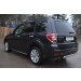 Руссталь SFRZ-001008 защита заднего бампера d75х42 овал на Subaru Forester 2008-2012