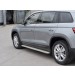 Руссталь SKKL-0027733 пороги труба d42 с листом (лист нерж, проф. нерж) (вариант 3) на Skoda Kodiaq 2017-