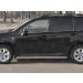 Руссталь SUFL-0033473 пороги труба d42 с листом(лист нерж,проф.нерж) (вариант3) на Subaru Forester (SJ) 2016-2018