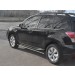 Руссталь SUFO-003346 пороги труба 75х42 овал с проступью на Subaru Forester (SJ) 2016-2018