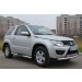Руссталь SV3T-0011082 пороги труба d76 с накладками (вариант 2) на Suzuki Grand Vitara 3дв. 2012-