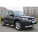 Руссталь SVT-0010952 пороги труба d76 с накладками (вариант 2) на Suzuki Grand Vitara 5 дв. 2012-