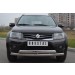 Руссталь SVZ-001093 защита переднего бампера d75/42х75/42 овалы (дуга) на Suzuki Grand Vitara 5 дв. 2012-