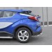 Руссталь TCHZ-003033 защита заднего бампера d63 дуга-d42х2 дуги на Toyota C-HR 2018-