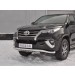 Руссталь TFZ-002878 защита переднего бампера d63 волна с надписью на Toyota Fortuner 2017-