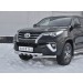 Руссталь TFZ-002879 защита переднего бампера d63 дуга-d63 уголки+клыки на Toyota Fortuner 2017-