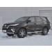 Руссталь TFZ-002880 защита переднего бампера d63 секции на Toyota Fortuner 2017-