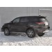 Руссталь TFZ-002890 защита заднего бампера d76 дуга-d42 дуга+декор паз на Toyota Fortuner 2017-