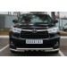 Руссталь THRZ-001918 защита переднего бампера d63 (дуга) d63 (уголки)+клыки на Toyota Highlander 2014