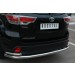 Руссталь THRZ-001926 защита заднего бампера d63 (секции) d42 (уголки) на Toyota Highlander 2014