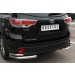 Руссталь THRZ-001928 защита заднего бампера уголки d63(секции) d42 (секции) на Toyota Highlander 2014