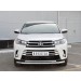 Руссталь THRZ-002616 защита переднего бампера d63 секции-d42 дуга на Toyota Highlander 2017