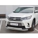 Руссталь THRZ-002617 защита переднего бампера d63 секции-d75х42 дуга на Toyota Highlander 2017
