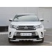 Руссталь THRZ-002618 защита переднего бампера d63 дуга-d63 секции+клыки на Toyota Highlander 2017