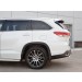 Руссталь THRZ-002625 защита заднего бампера d75х42 дуга на Toyota Highlander 2017