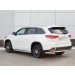 Руссталь THRZ-002626 защита заднего бампера d63 секции на Toyota Highlander 2017