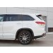 Руссталь THRZ-002628 защита заднего бампера уголки d63 секции на Toyota Highlander 2017