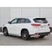 Руссталь THRZ-002629 защита заднего бампера уголки d63 секции-d42 секции на Toyota Highlander 2017