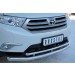Руссталь THZ-001254 защита переднего бампера d63 ( секции) / d42 (дуга) на Toyota Highlander 2010-2013