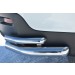 Руссталь THZ-001258 защита заднего бампера уголки d63/42 на Toyota Highlander 2010-2013