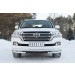 Руссталь TLCZ-002159 защита переднего бампера d63 (секции) d63 (уголки) на Toyota Land Cruiser 200 2015-