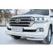 Руссталь TLCZ-002159 защита переднего бампера d63 (секции) d63 (уголки) на Toyota Land Cruiser 200 2015-