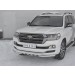 Руссталь TLCZ-002900 защита переднего бампера d63 дуга-d63 уголки+клыки на Toyota LC 200 2017 Excalibur