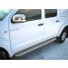 Руссталь TLT-000009 пороги труба d 42 с листом на Toyota Hilux 2009-2014