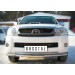 Руссталь TLZ-000002 защита переднего бампера d63/42 (дуга) на Toyota Hilux 2009-2014