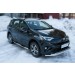 Руссталь TR4T-0021961 пороги труба d76 с накладкой (вариант 1) на Toyota RAV4 2015