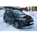 Руссталь TR4T-0021963 пороги труба d76 с накладкой (вариант 3) на Toyota RAV4 2015
