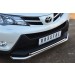 Руссталь TR4Z-001281 защита переднего бампера d63 (секции) d42 (дуга) на Toyota RAV 4 2013-