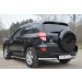 Руссталь TRZ-100508 защита заднего бампера d63 (уголки) на Toyota RAV 4 2010-2012