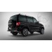 Руссталь UPZBR-002071CH защита заднего бампера уголки d63 ч. сталь черн. (секции) на УАЗ Patriot 2014-