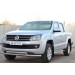 Руссталь VAKO-001564 пороги труба 75х42 овал с проступью на Volkswagen Amarok 2013-