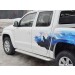 Руссталь VAML-0025432 пороги труба d63 С листом (лист алюм, проф.сталь) (вариант2) на Volkswagen Amarok 2016-