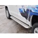 Руссталь VAML-0025433 пороги труба d63 С листом (лист нерж, проф. нерж) (вариант3) на Volkswagen Amarok 2016-