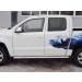 Руссталь VAMO-002542 пороги труба 120х60 овал с проступью на Volkswagen Amarok 2016-