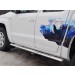 Руссталь VAMO-002542 пороги труба 120х60 овал с проступью на Volkswagen Amarok 2016-
