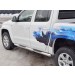 Руссталь VAMT-0025401 пороги труба d76 с накладкой (вариант 1) на Volkswagen Amarok 2016-