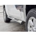 Руссталь VAMT-0025402 пороги труба d76 с накладкой (вариант 2) на Volkswagen Amarok 2016-