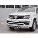 Руссталь VAMZ-002536 защита переднего бампера d63 секция-d63 уголки+d42 зубы на Volkswagen Amarok 2016-