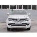 Руссталь VAMZ-002537 защита переднего бампера d63 секция-75х42 дуга на Volkswagen Amarok 2016-