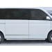 Руссталь VCTL-0023122 пороги труба d42 левый С листом (лист алюм, проф.сталь) (вариант2) на Volkswagen Multivan Caravella Transporter Т6 2016 (короткая база)