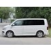 Руссталь VCTL-0023151 пороги труба d42 правый С листом (лист алюм, проф. нерж) (вариант1) на Volkswagen Multivan Caravella Transporter Т6 2016 (короткая база)